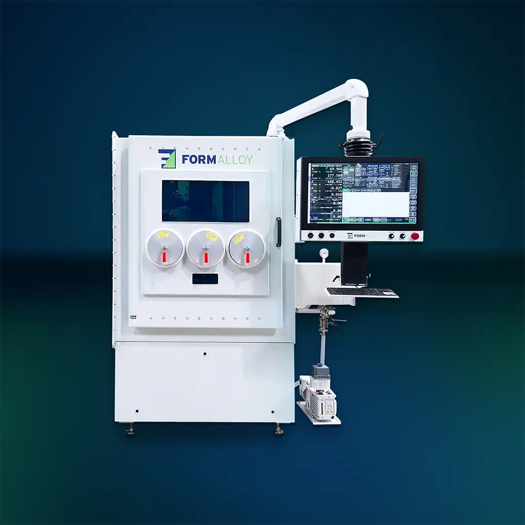 FormAlloy X-Series DED machine in operation for complex metal manufacturing