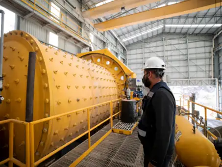 Materials engineering concept showing layered functionally graded materials.