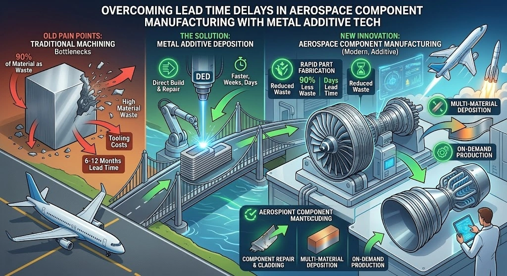 How DED Technology Improves Aerospace Component Manufacturing Speed